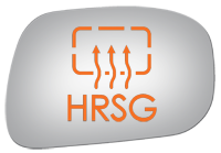 SIDE VIEW MIRROR HEATED W MOUNT